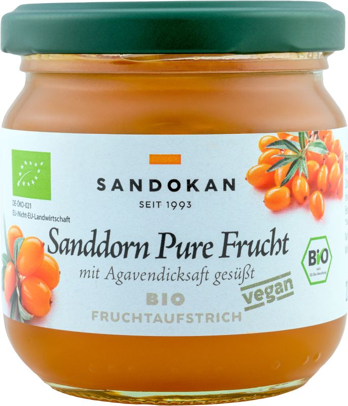 BIO-Sanddorn-Fruchtaufstrich "Pure Frucht" 225 g