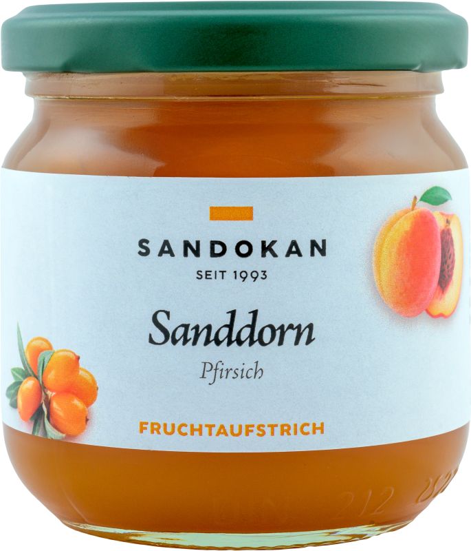 Fruchtaufstrich Sanddorn Pfirsich 225 g