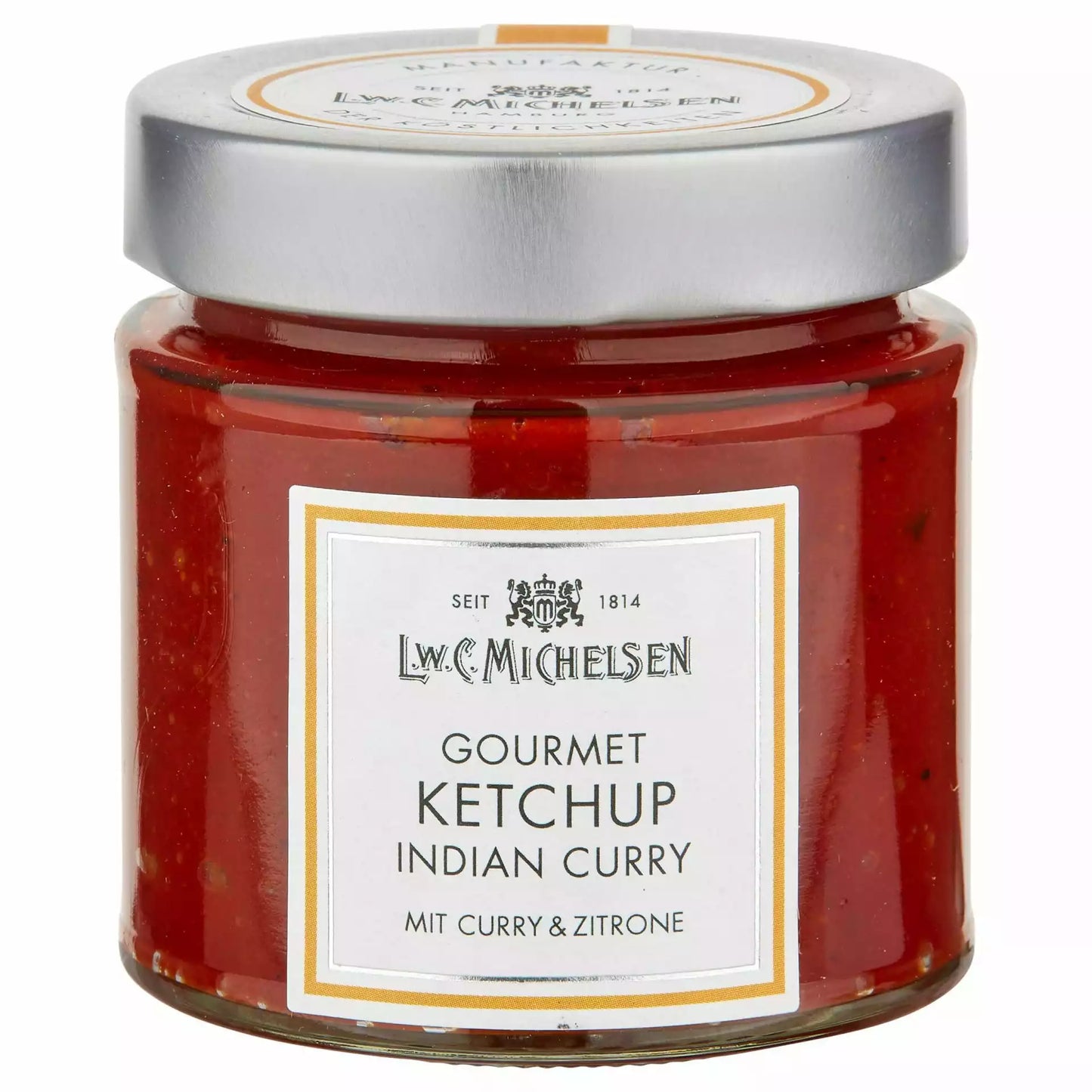Gourmet Ketchup Indian Curry mit Zitronenfrische – ideal zu Grillfleisch, Reisgerichten oder als außergewöhnlicher Dip