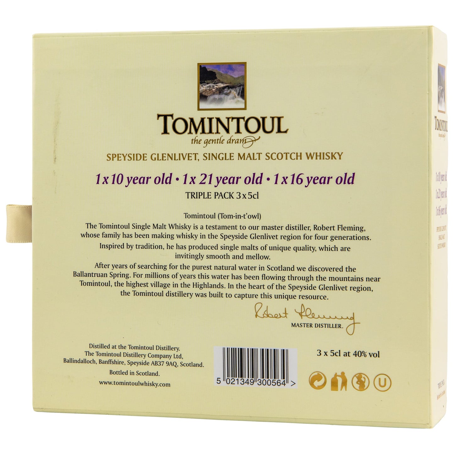 Tomintoul Collection 3 x 5 cl (Miniaturen)
