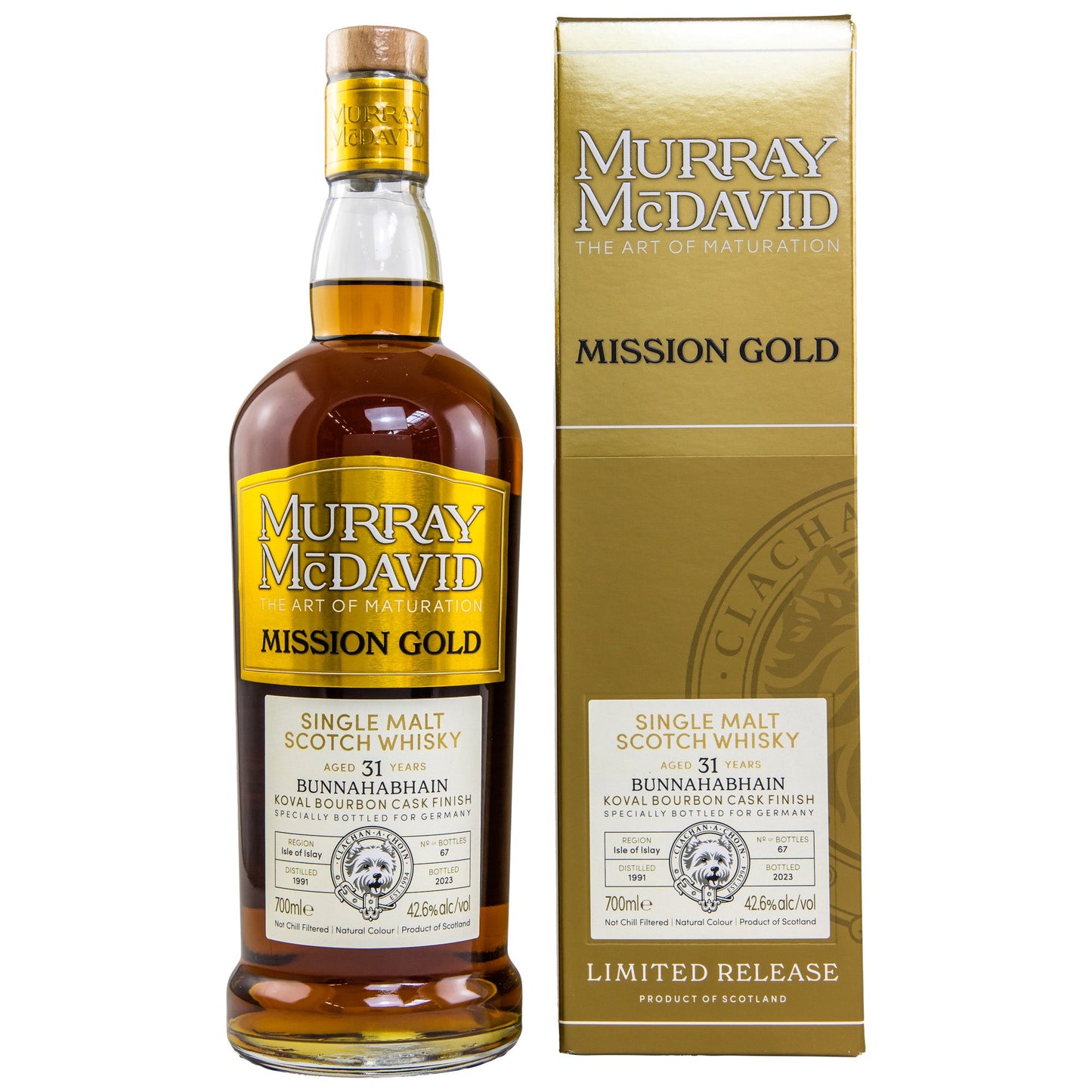 Bunnahabhain 31 1991/2023 - Murray McDavid - Koval Bourbon Cask Finish