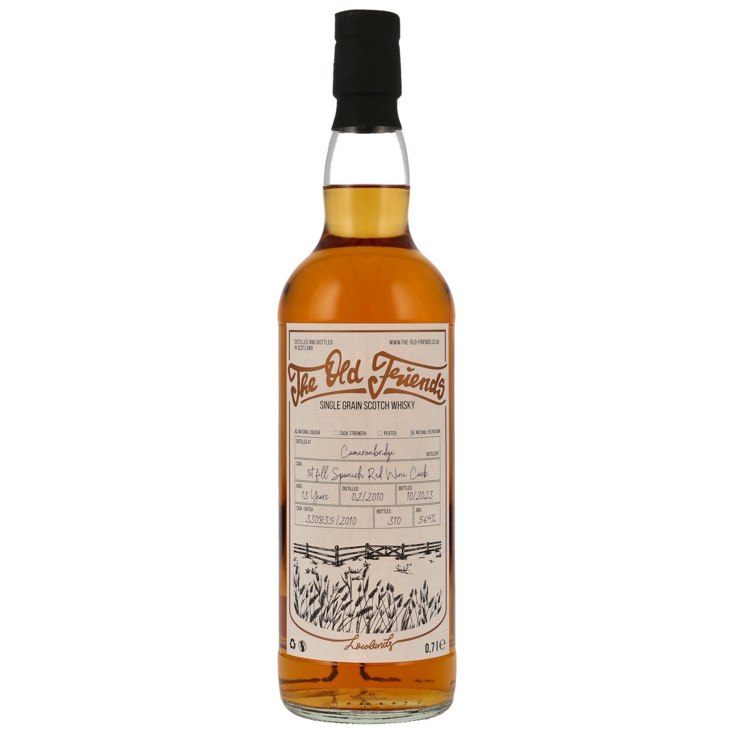 Cameronbridge 13 - 2010/2023 Spanish Red Wine Cask - The Old Friends