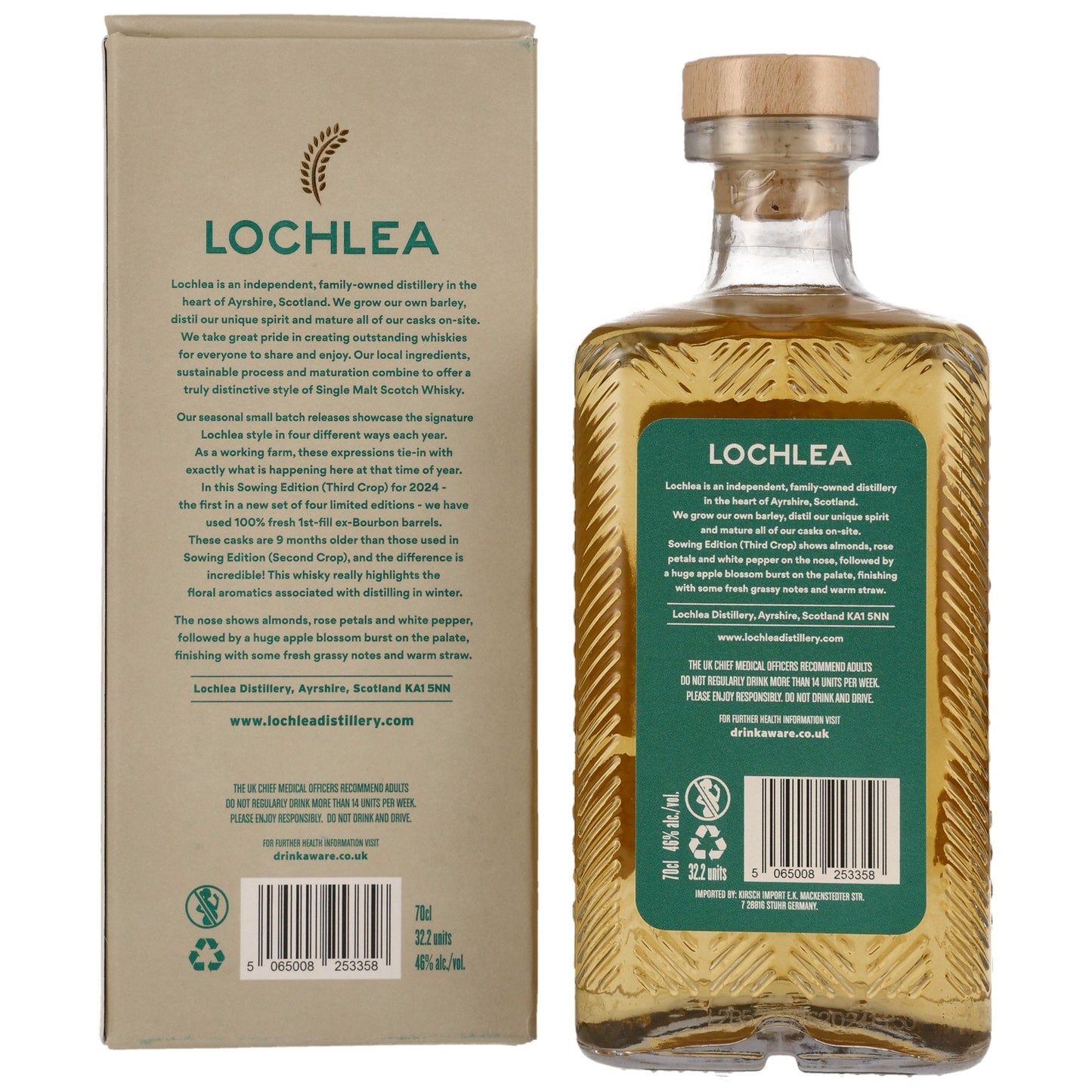 Lochlea - Sowing 3rd Crop - 1st Fill Bourbon Barrels