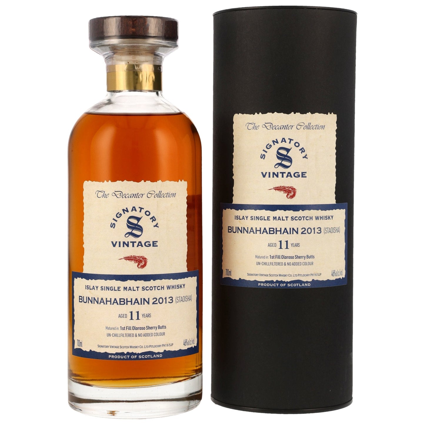 Staoisha (Bunnahabhain) 11 - 2013 Signatory Vintage