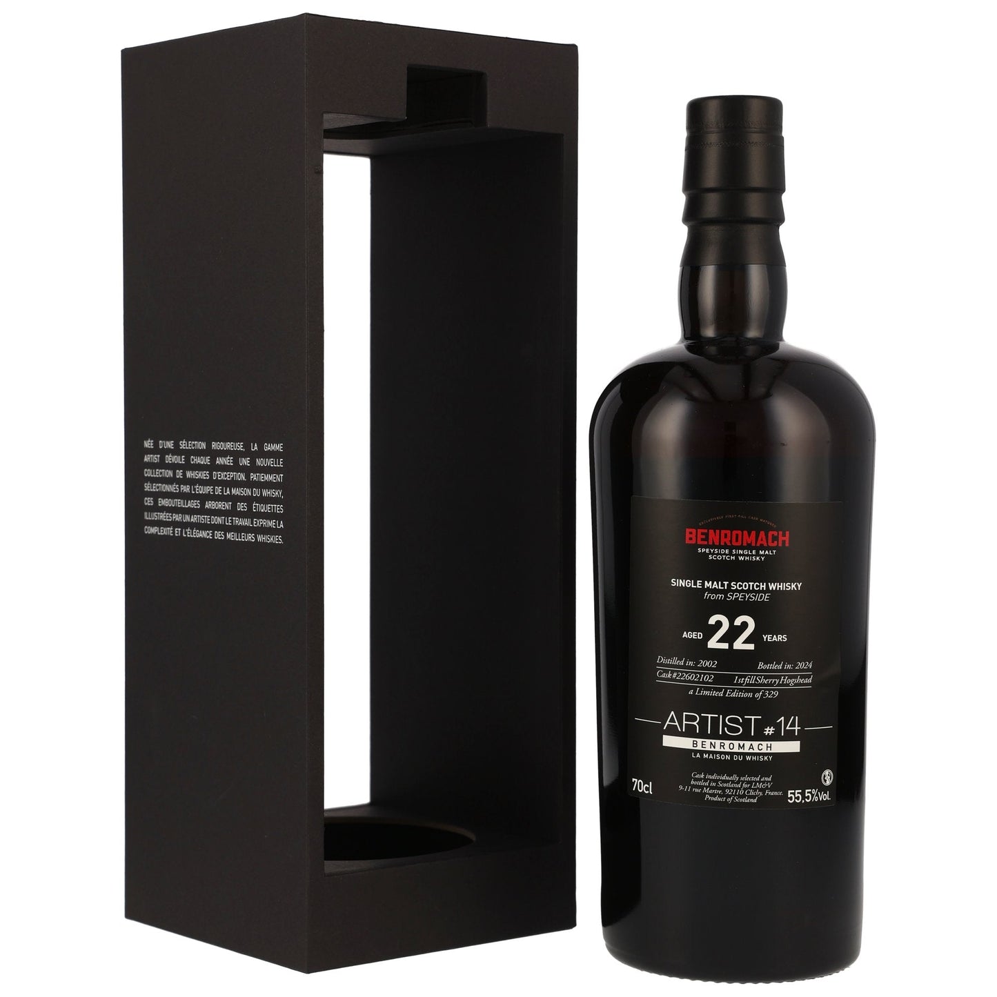 Benromach 22 2002/2024 - 1st Fill Sherry Hogshead 22602102 - Artist #14