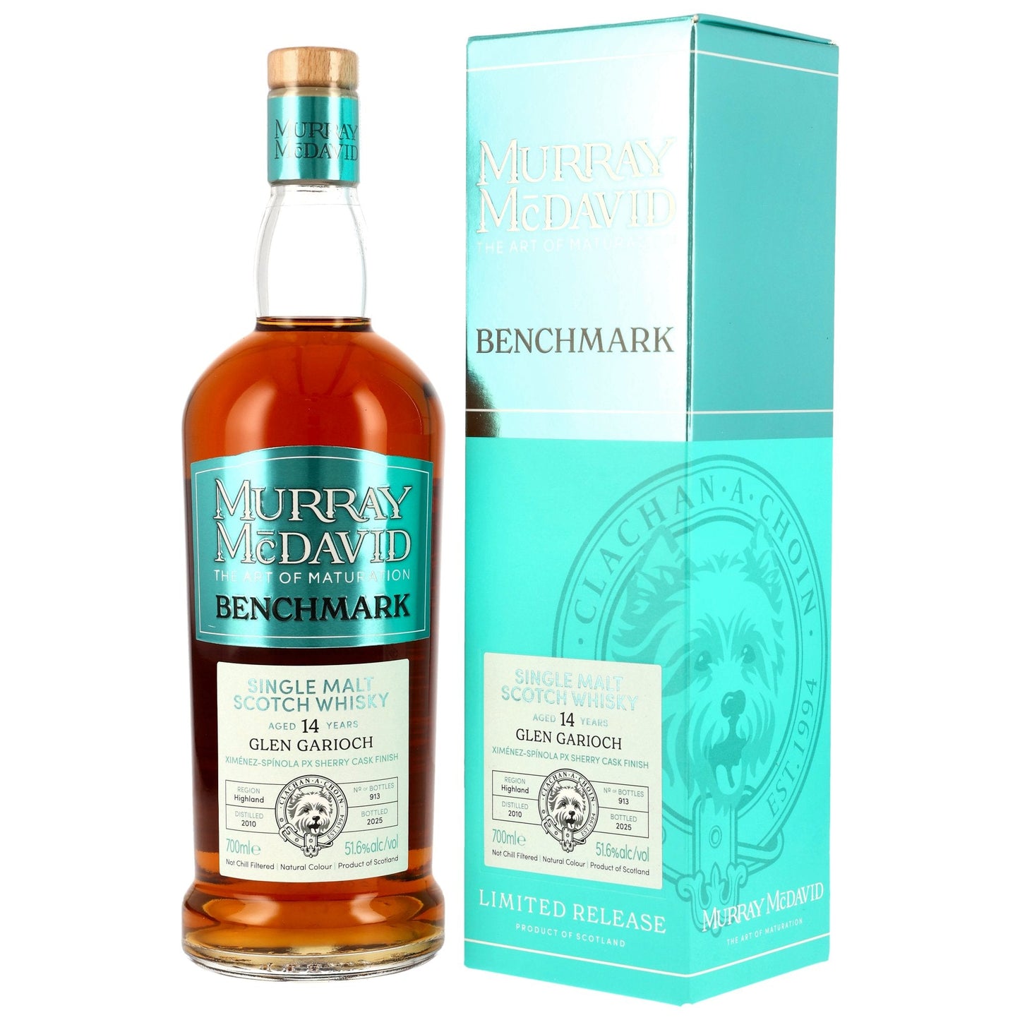 Glen Garioch 14 2010/2025 - Murray McDavid - PX Sherry Cask Finish