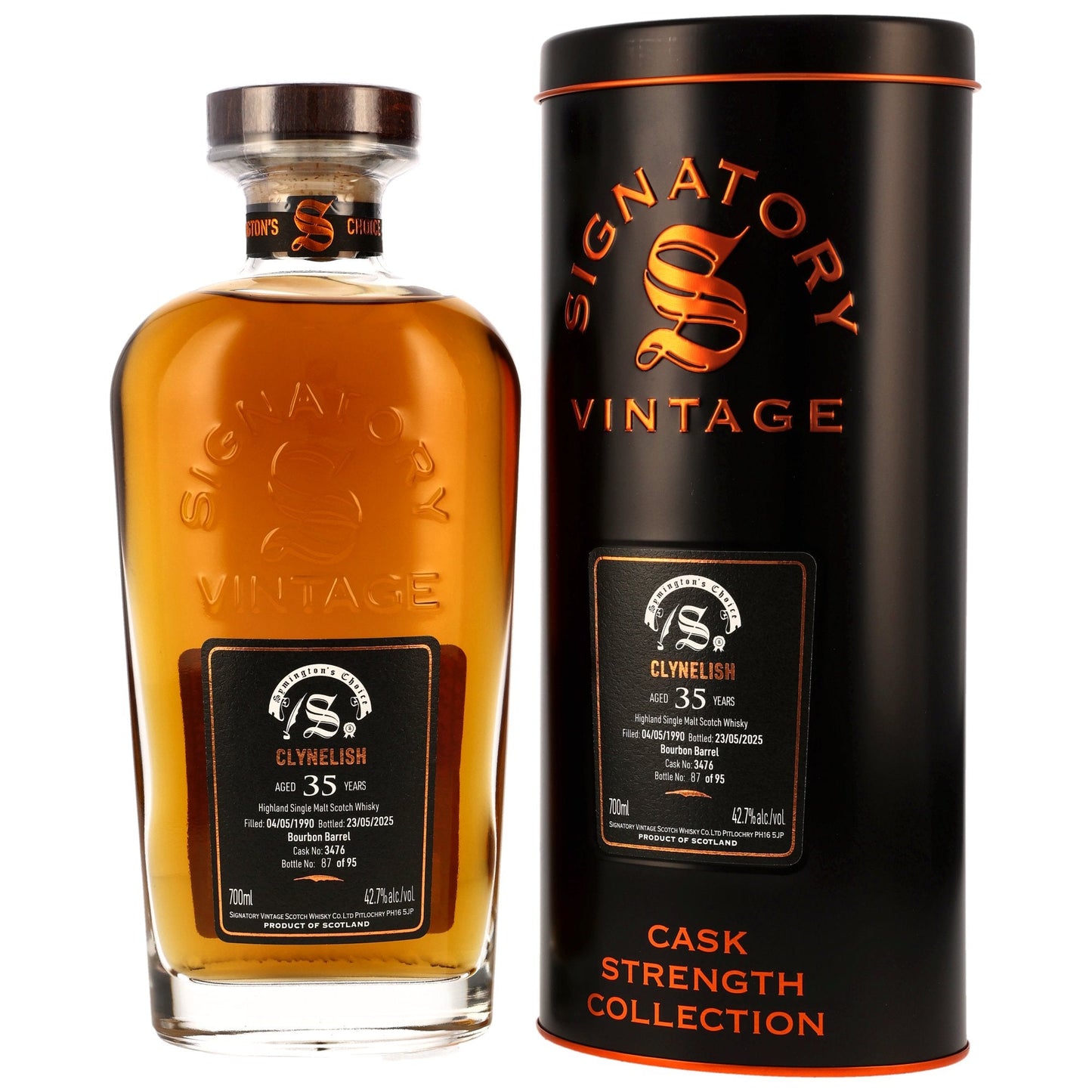 Clynelish 35 1990/2025 - Signatory Vintage Symingtons Choice - Bourbon Barrel #3476