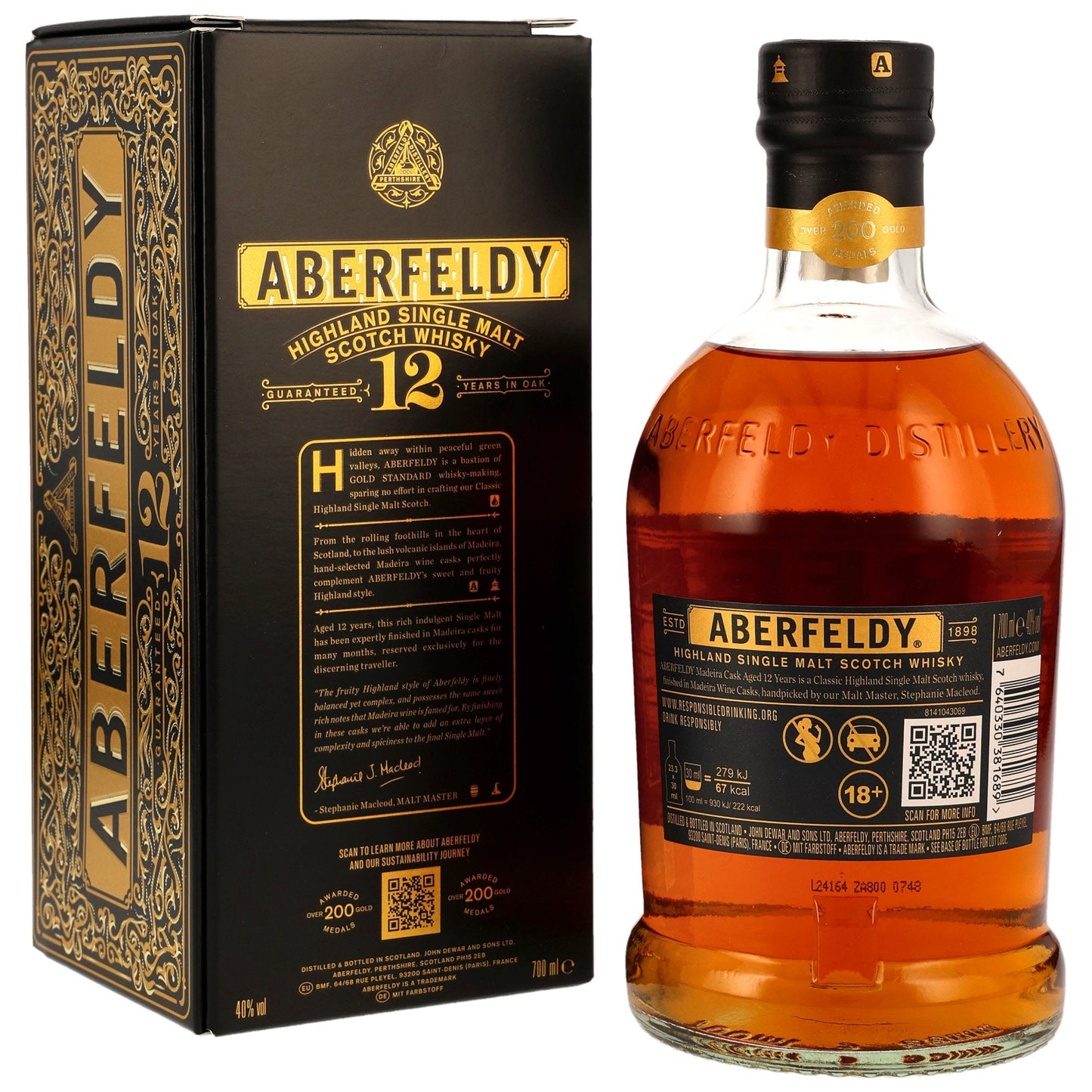 Aberfeldy 12 - Madeira Casks Finish