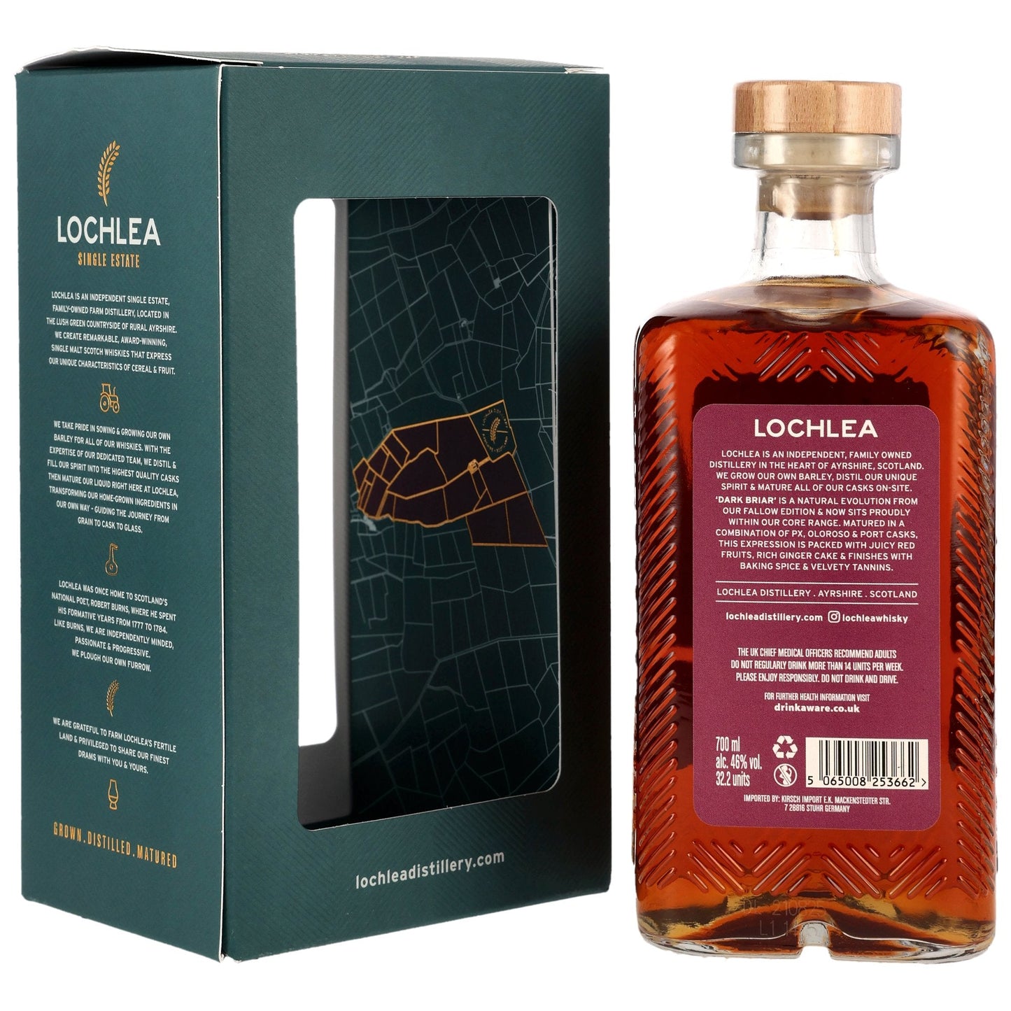 Lochlea - Dark Briar - Oloroso, PX Sherry & Port Casks