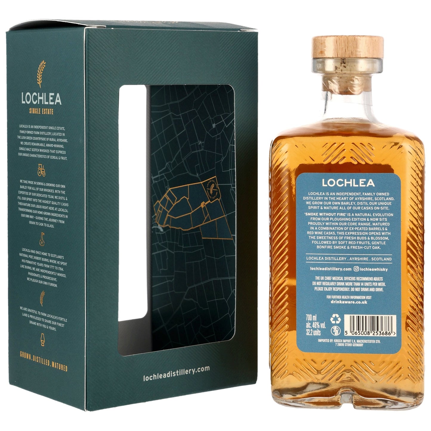 Lochlea - Smoke Without Fire - Ex-Peated & Red Wine Casks