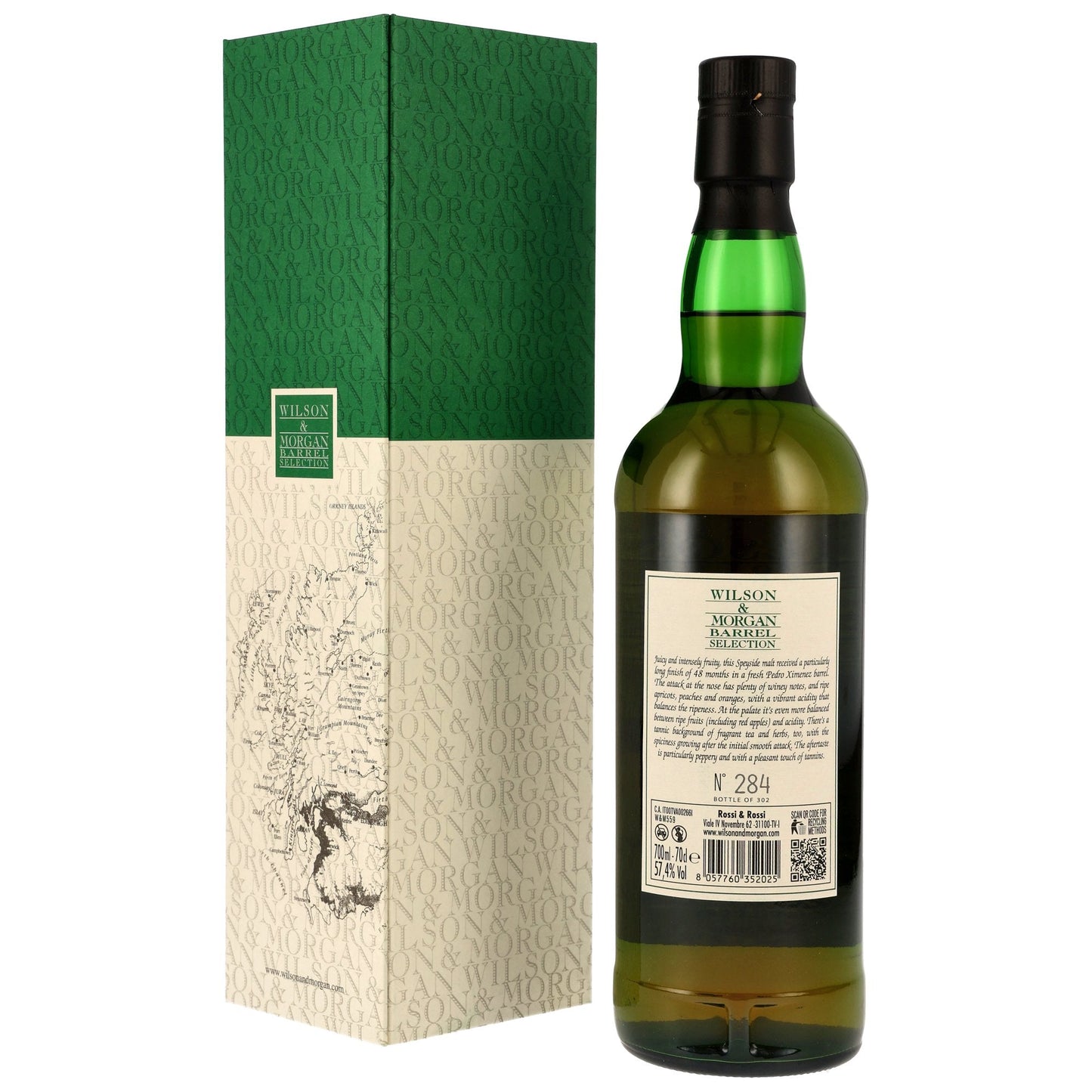 Dailuaine 15 2009/2024 - Wilson & Morgan - PX Sherry CaskFinish #310719