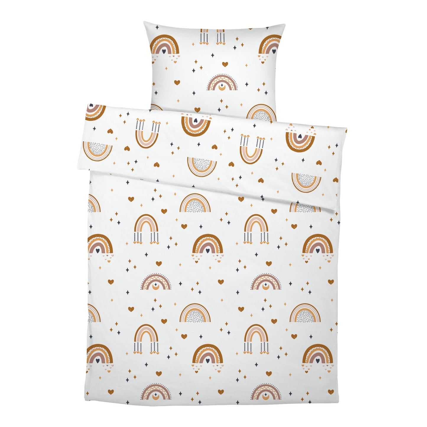 “Boho Rainbow" Premium Kinderbettwäsche