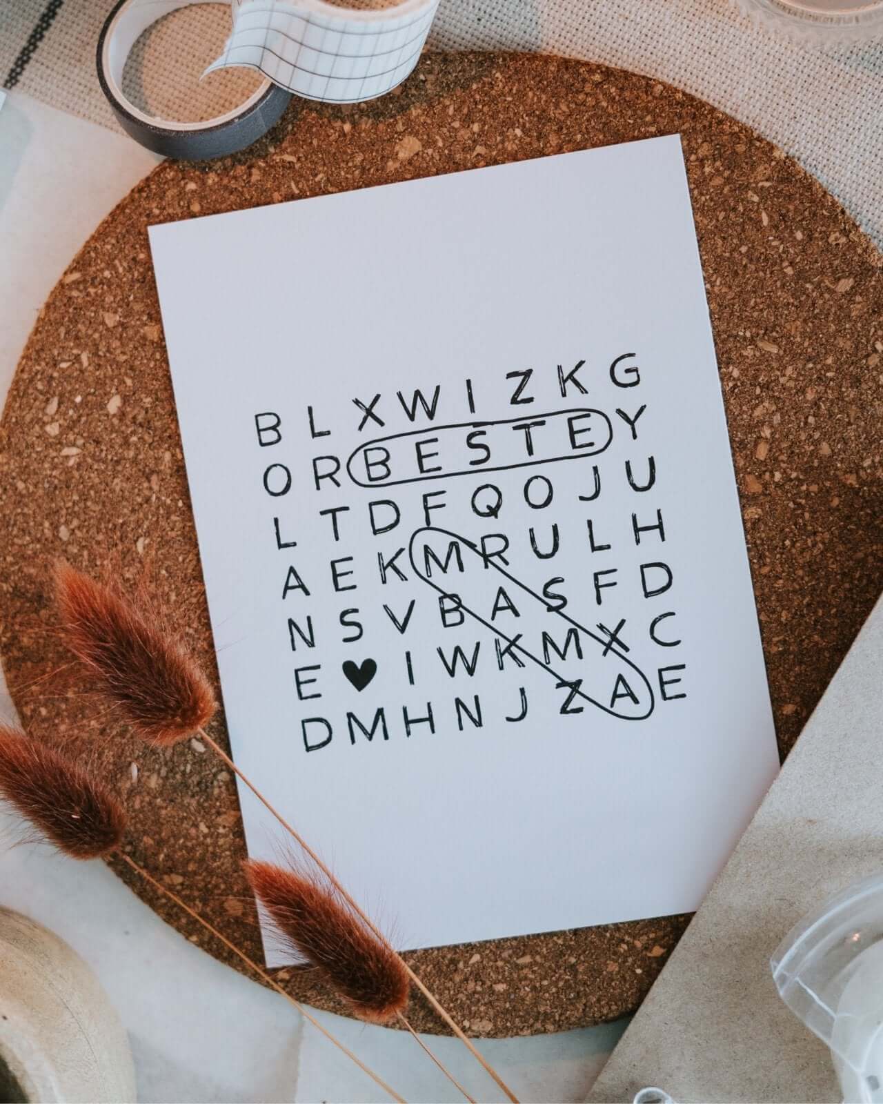 Beste Mama · Postkarte