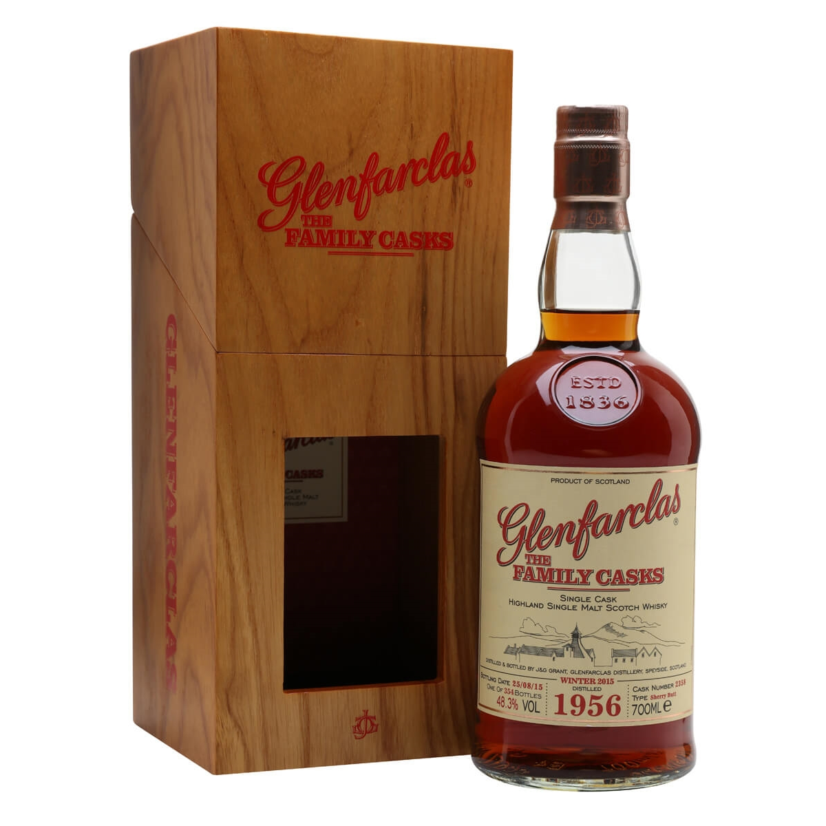 Glenfarclas 1956/2015 - The Family Caks - Release W15 #2358