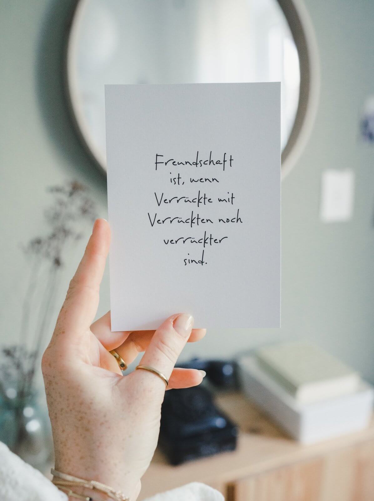 Freundschaft ist · Postkarte