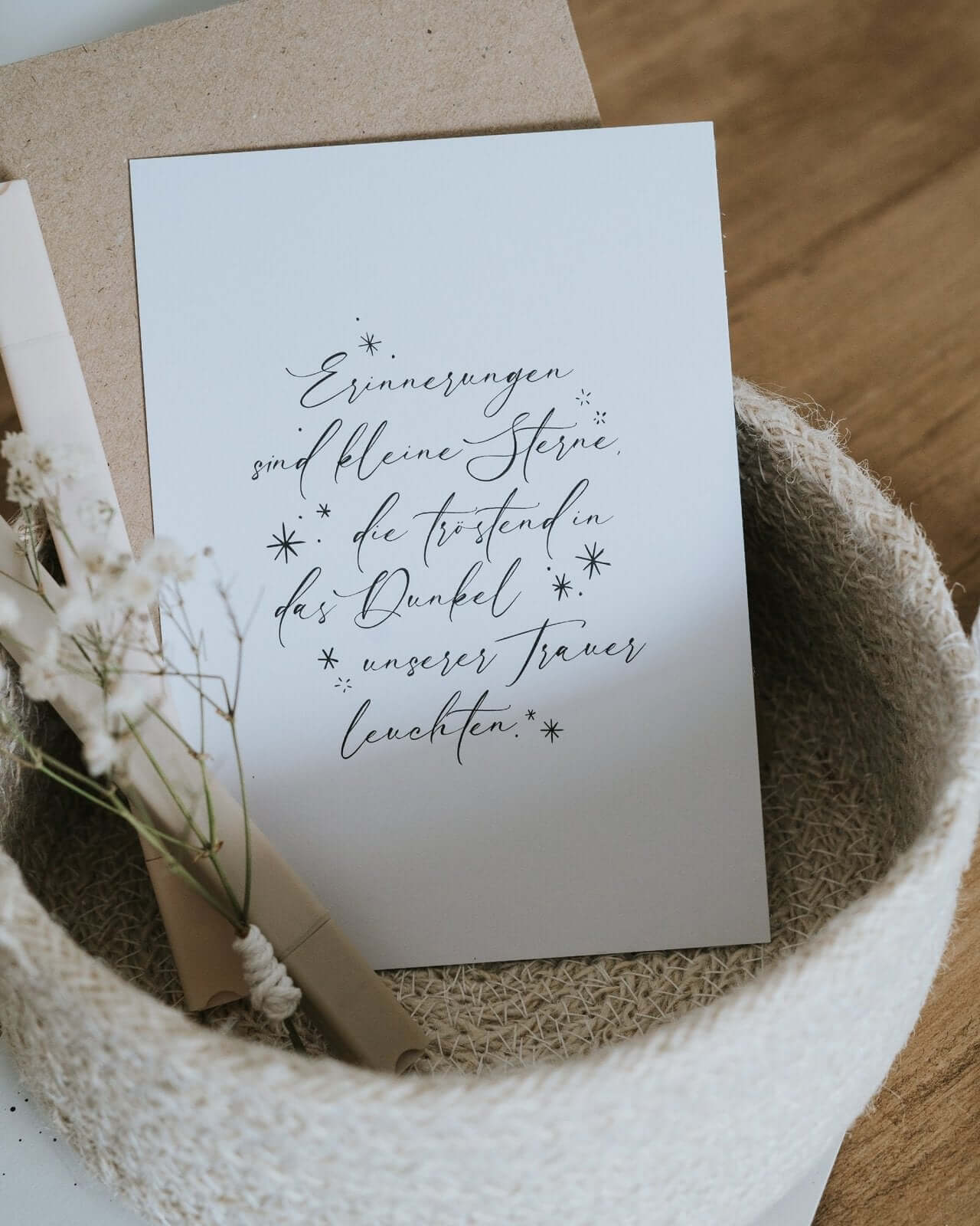 Kleine Sterne · Postkarte