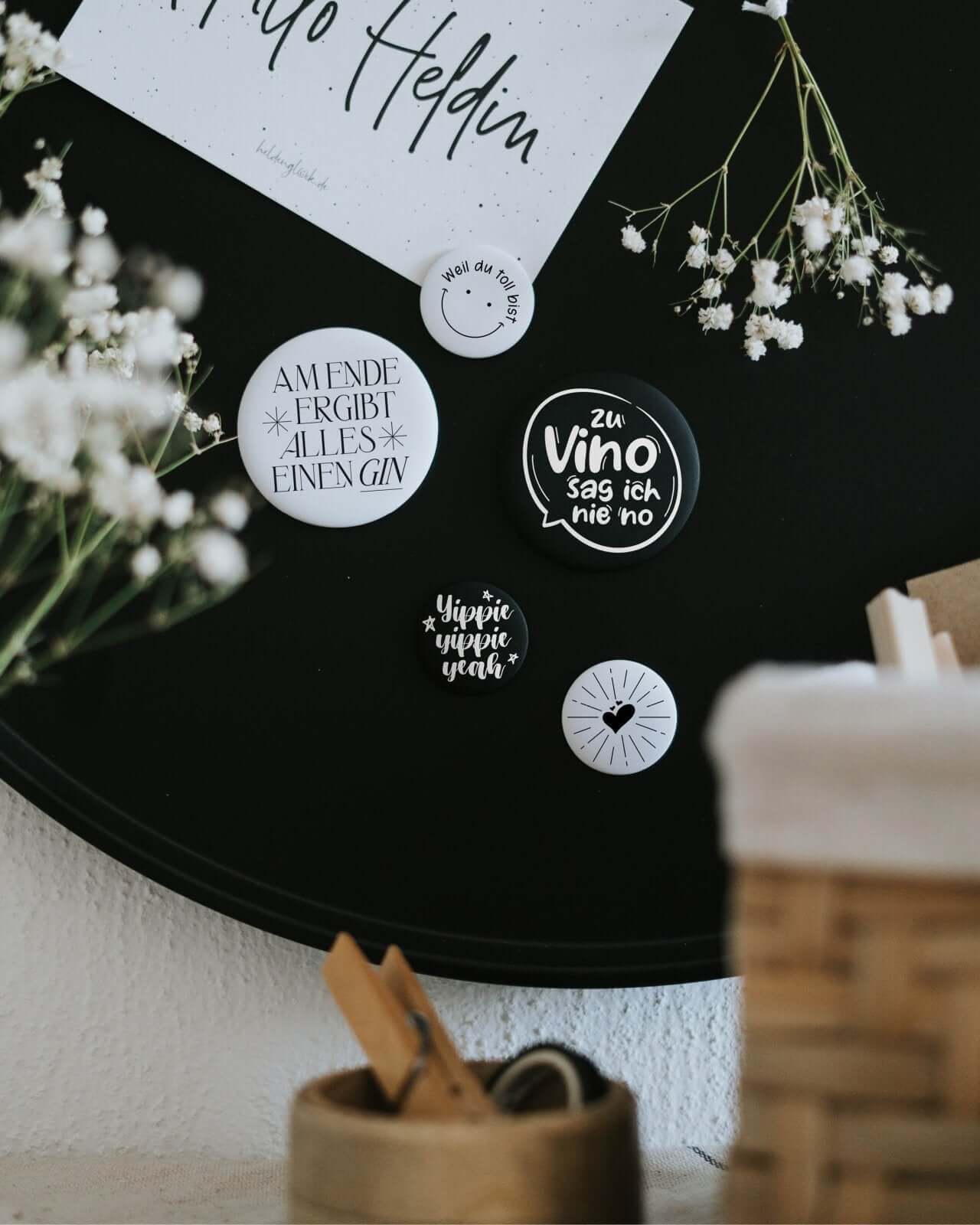 Vino nie no · Magnet · groß