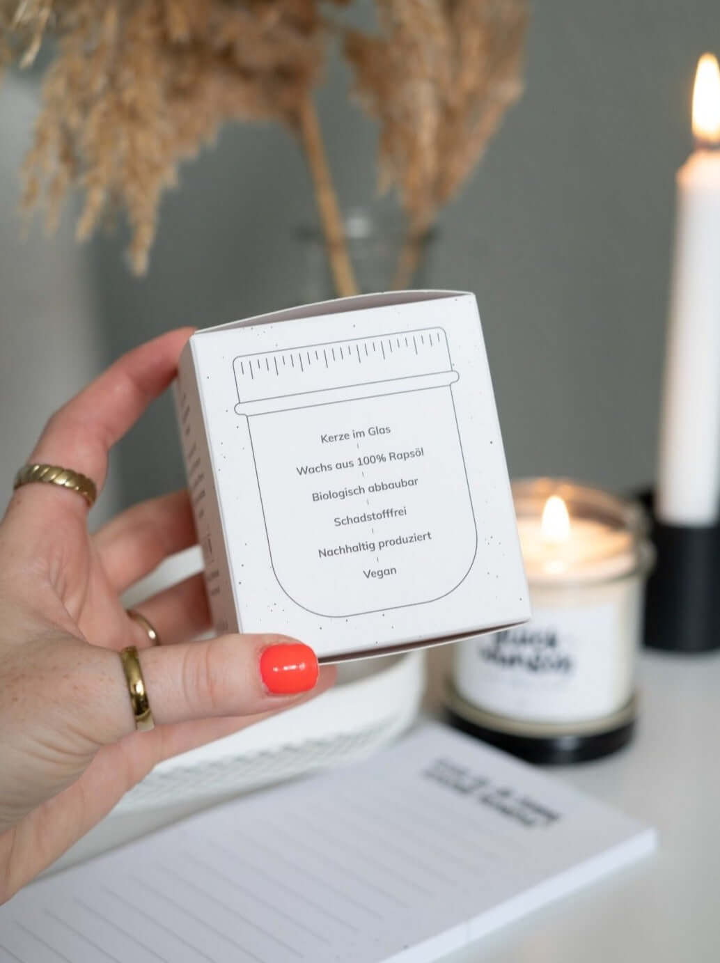 Hier wohnt das Glück · Kerze