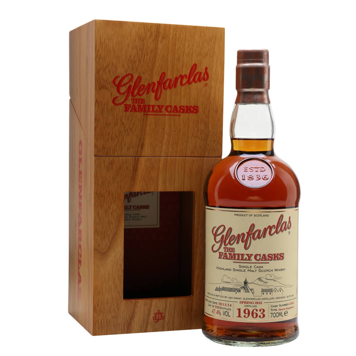 Glenfarclas 1963/2014 - The Family Caks - Release Sp15 #3541