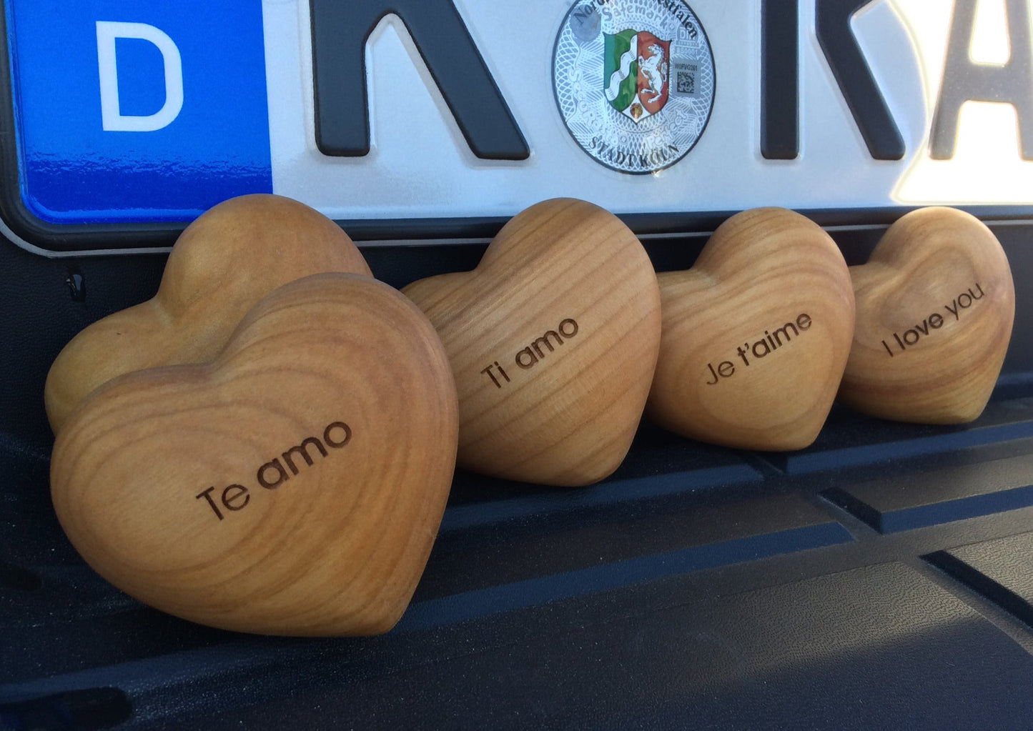 Thankgoods Holzherz Te amo