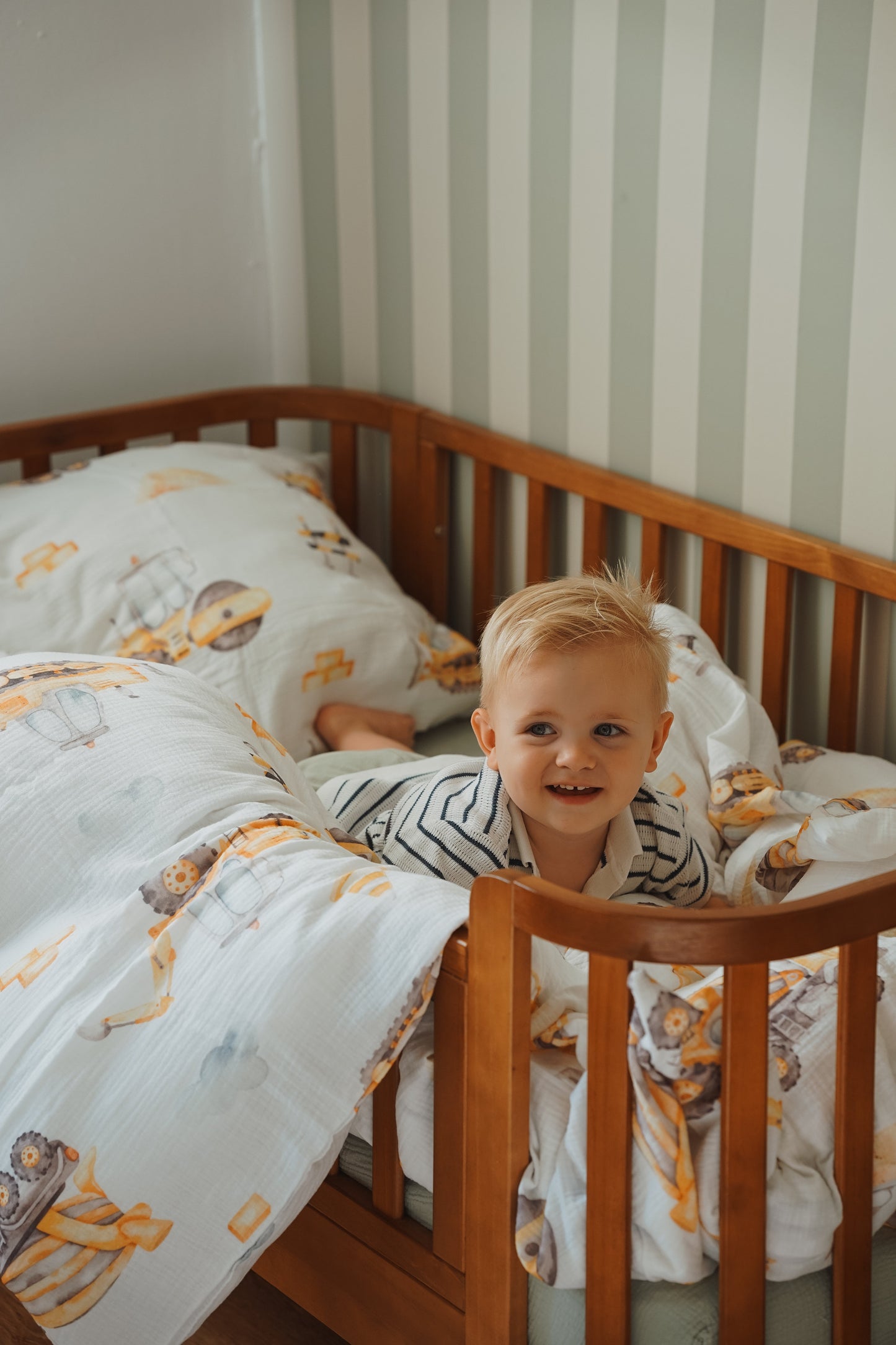 “Baustelle” Premium Kinderbettwäsche