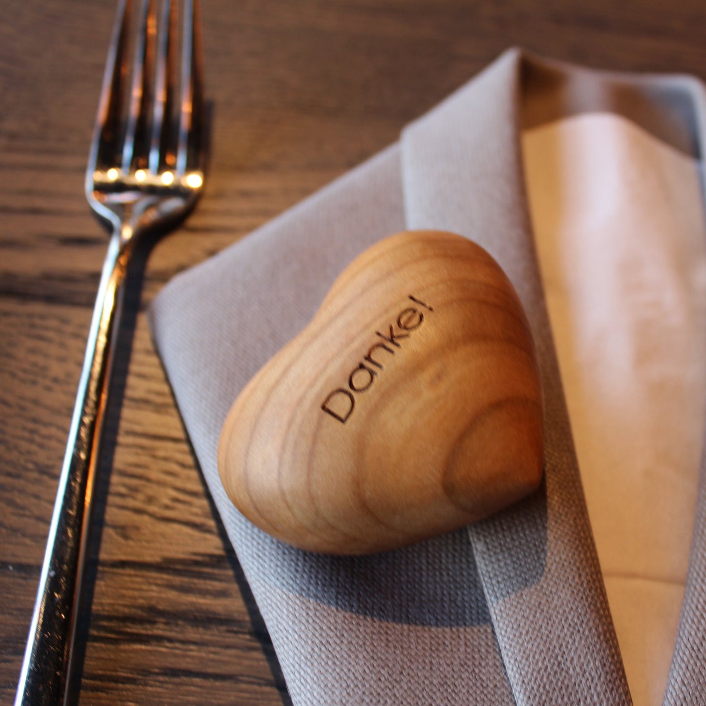 Thankgoods Holzherz Danke