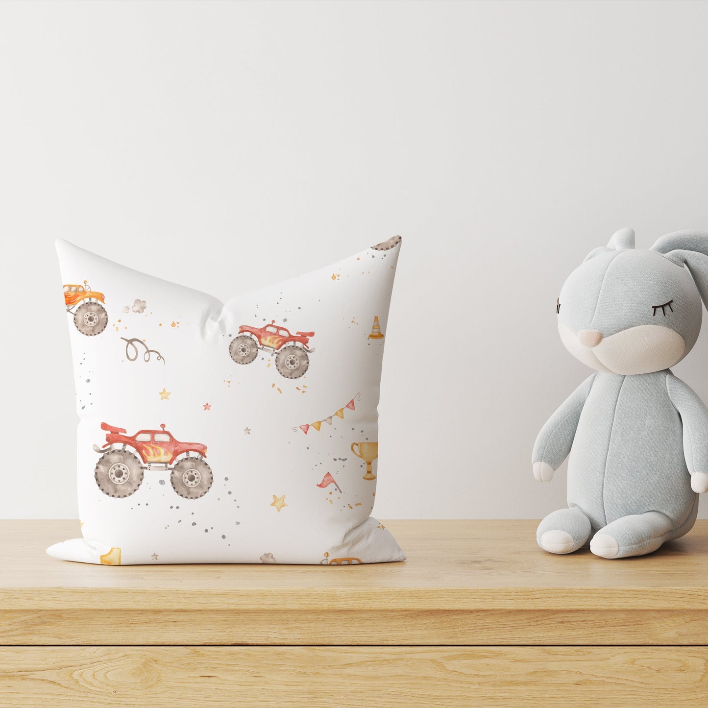 "Monstertrucks" Premium Dekokissen
