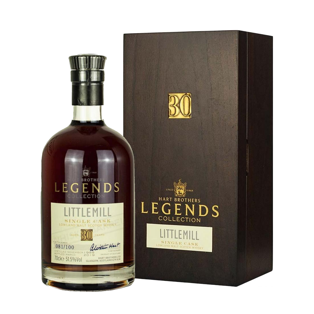 Littlemill 30 1988/2019 - Hart Brothers Legends Collection - Sherry Butt