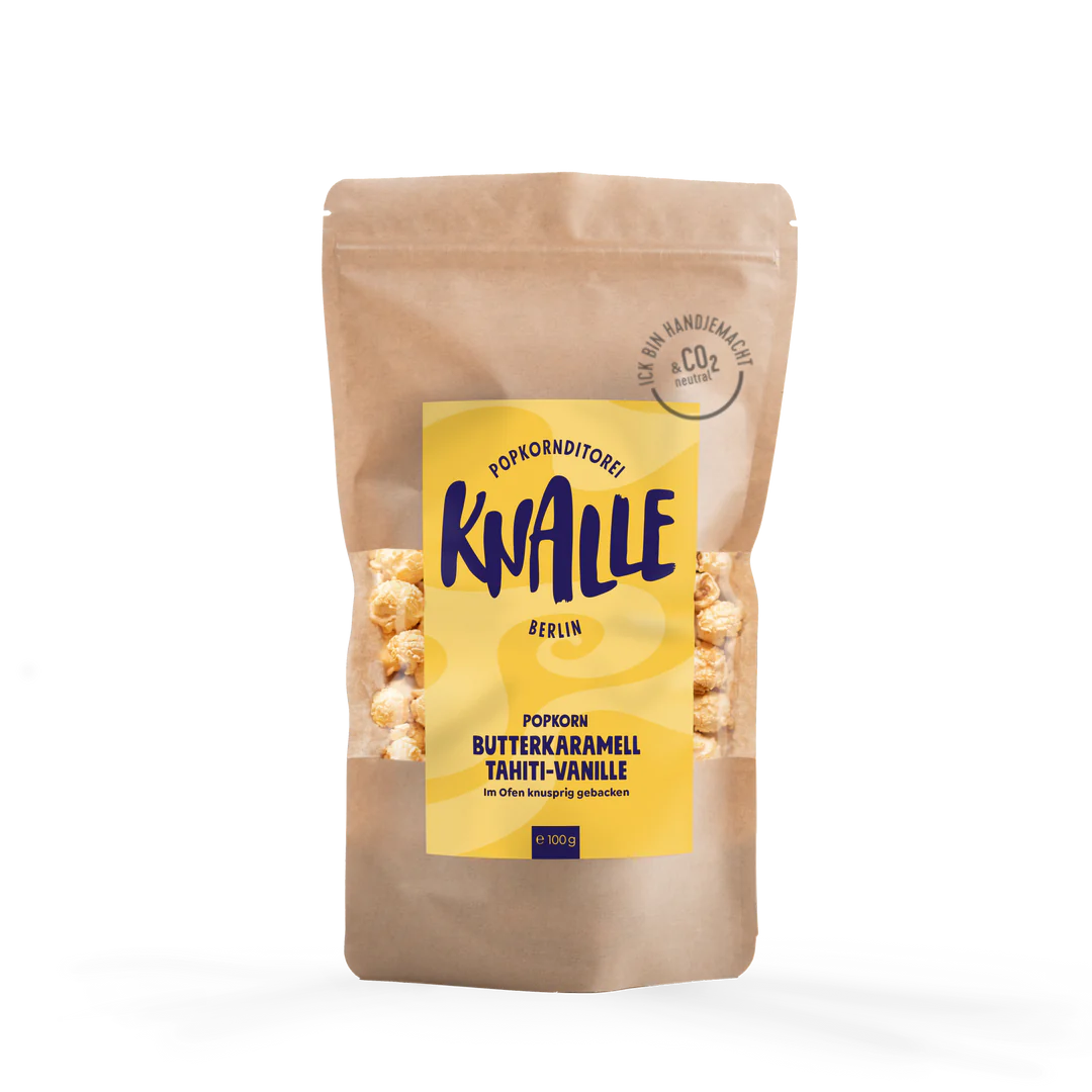 Knalle Popcorn - Butterkaramell Tahiti-Vanille Popcorn