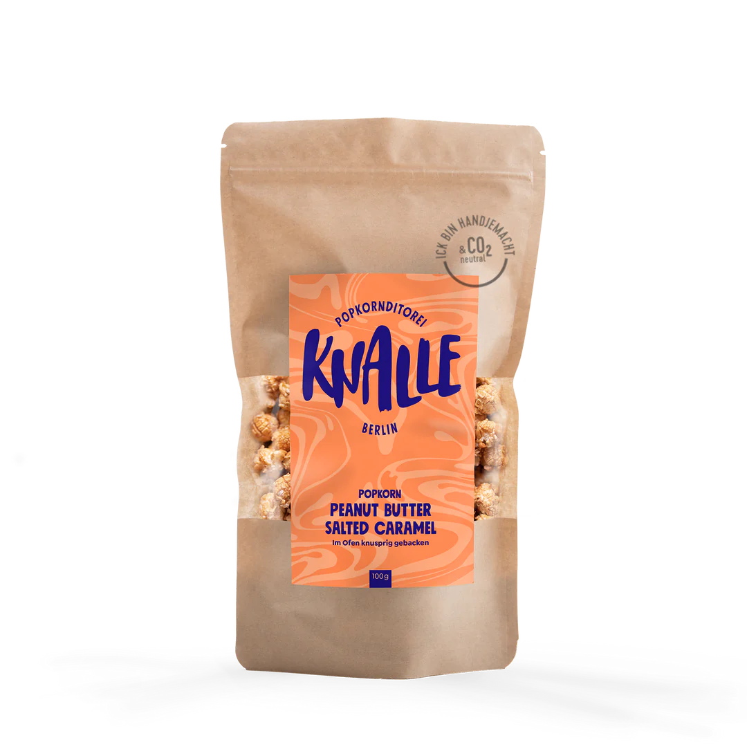 Knalle Popcorn - Peanut Butter Salted Caramel Popcorn