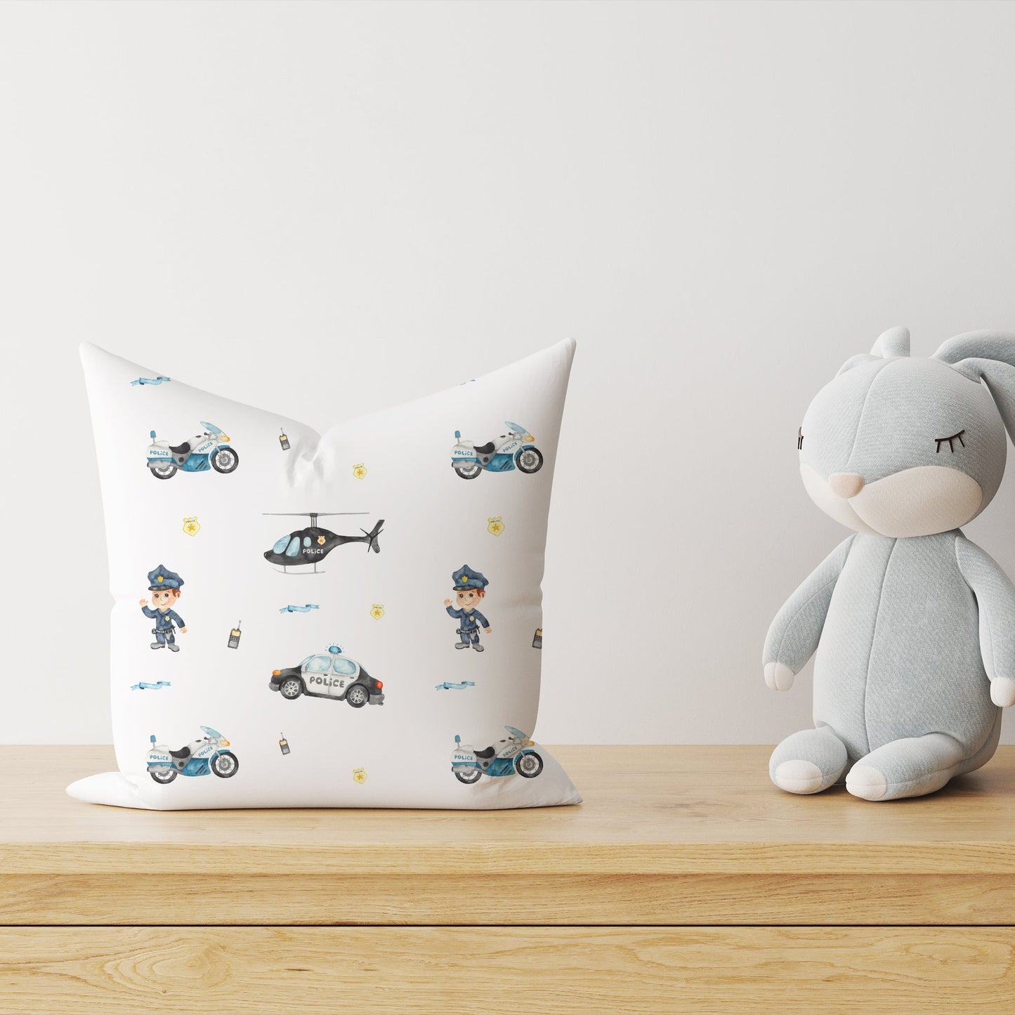 "Polizei" Premium Kinder Dekokissen
