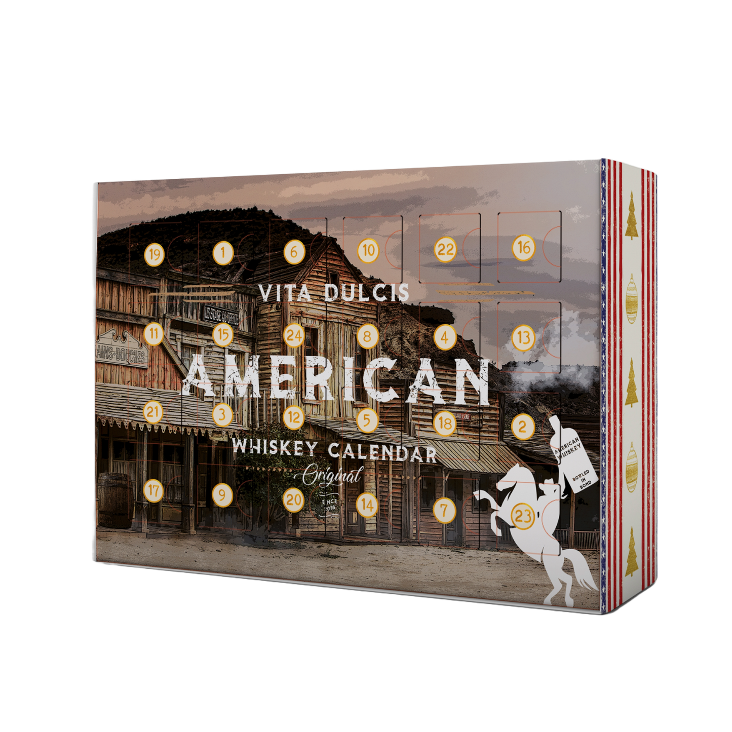 USA Whisky Adventskalender - Edition 2025 - Vita Dulcis - 24 x 20 ml