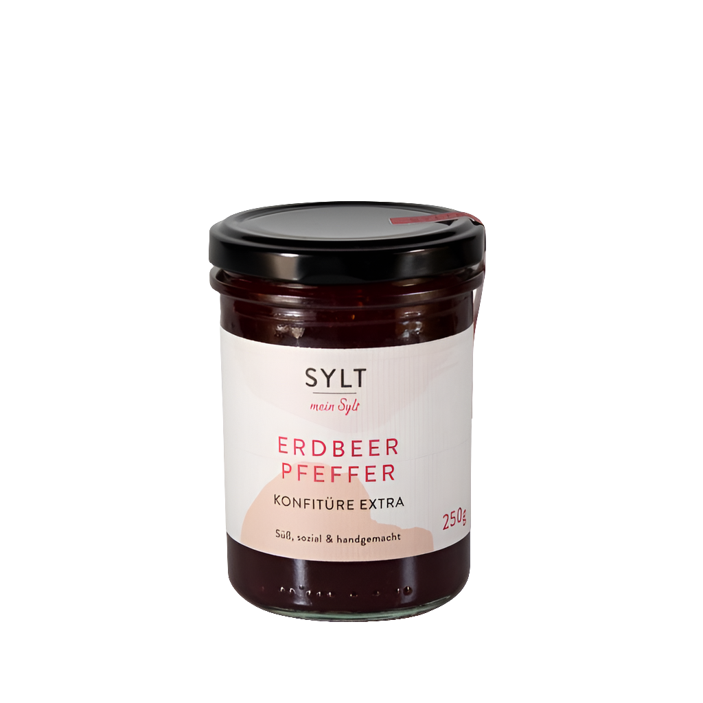 Mein Sylt - Erdbeer / Pfeffer Konfitüre 250g