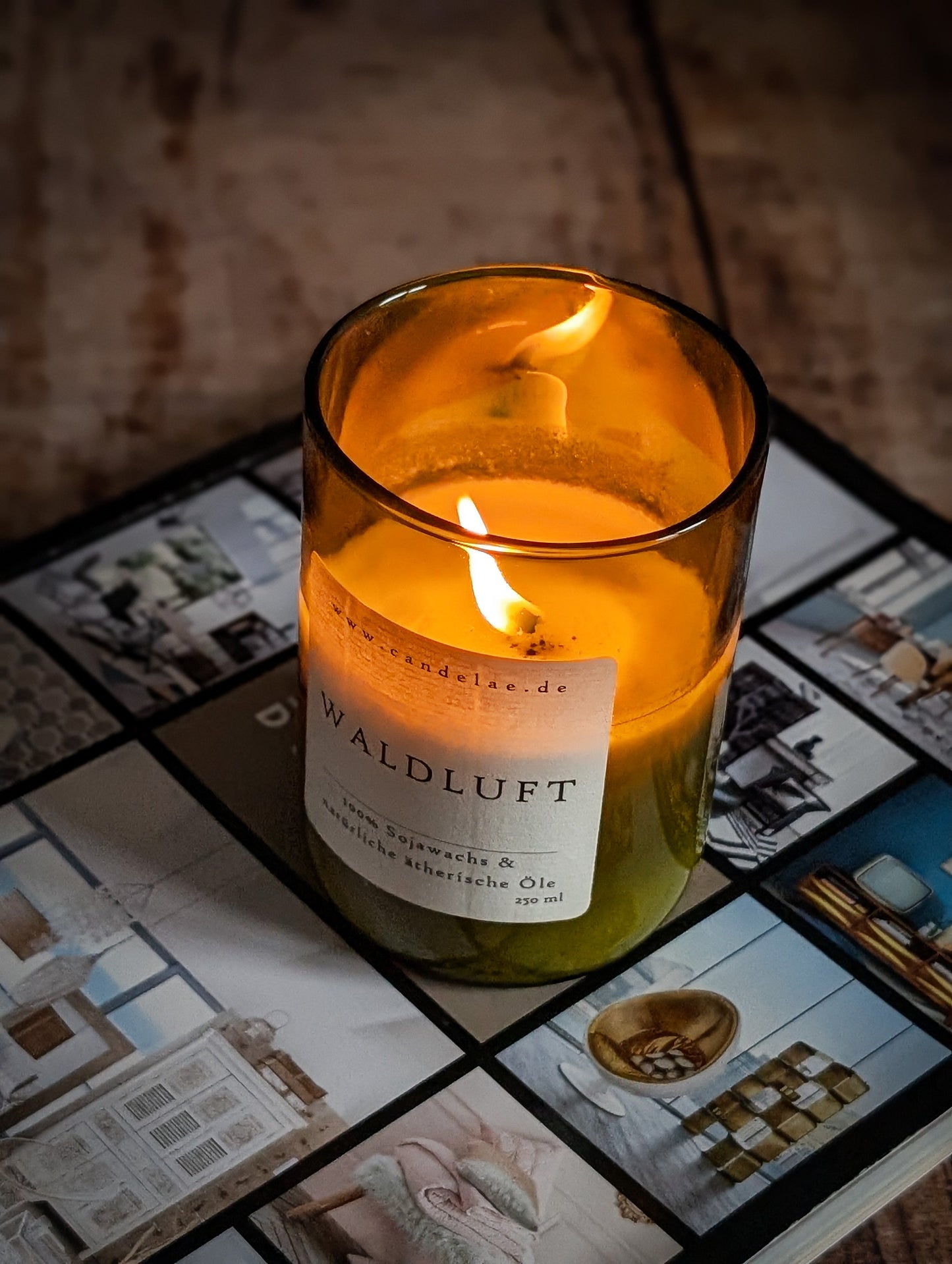 Waldluft – Die gute, natürliche Sojawachs-Duftkerze mit Waldaroma