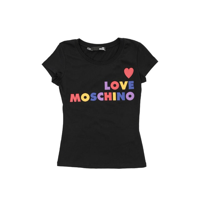 Love Moschino - Love Moschino Damen T-Shirt W 4 B19 5B M 4083 C74 BLACK
