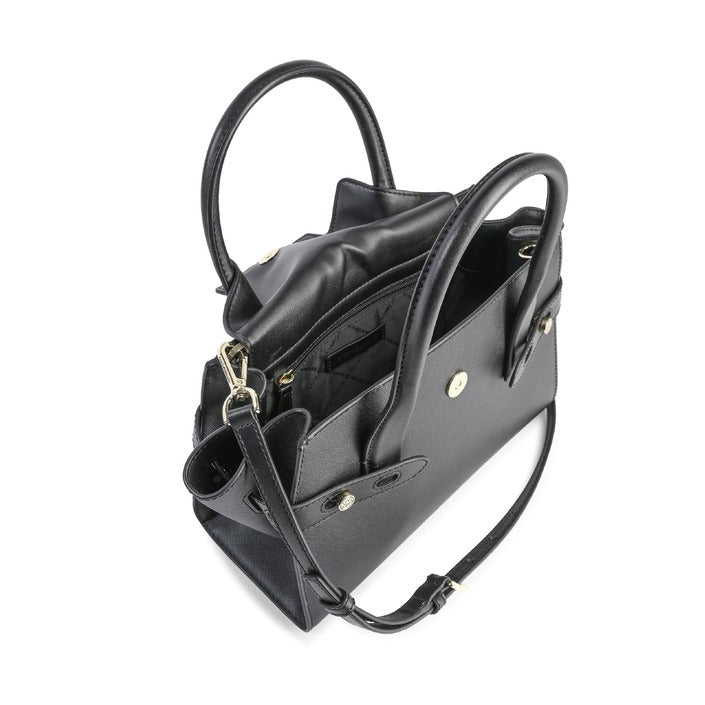 Michael Kors - Michael Kors Handtasche mit mittlerer Klappe 35S2GNMS8L BLACK