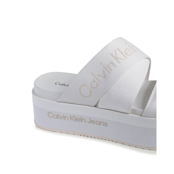 Calvin Klein - Calvin Klein Damen Sandale Weiß YW0YW01361YBR