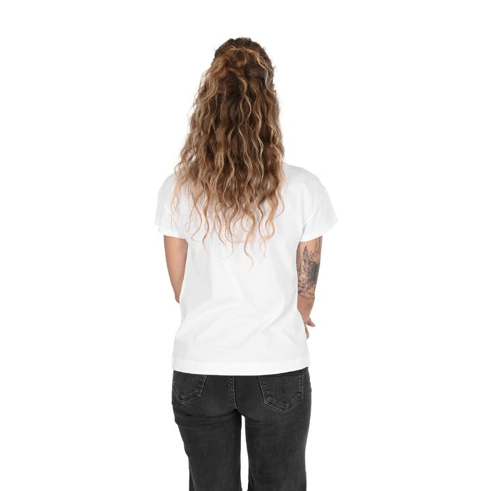 Love Moschino - Love Moschino Damen T-Shirt W 4 F30 3G M 3876 A00 OPTICAL WHITE