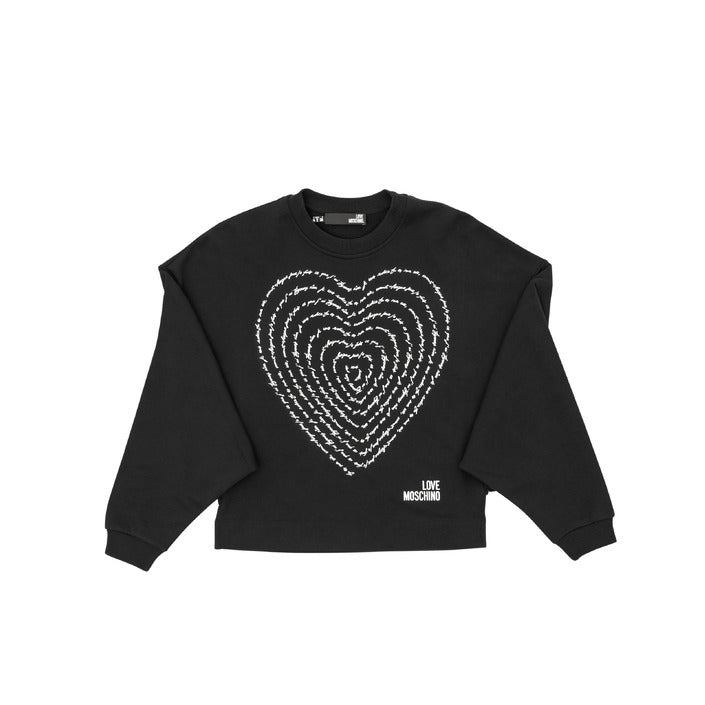 Love Moschino - Love Moschino Damen Sweatshirt W 6 431 02 M 4055 C74 BLACK