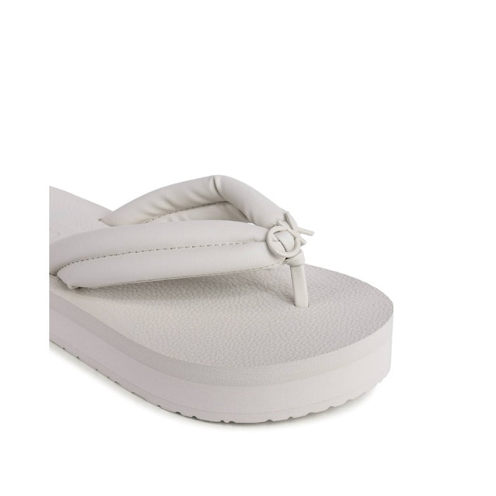 Calvin Klein - Calvin Klein Damen Flip Flop Beige HW0HW02063ACG