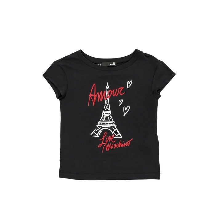 Love Moschino - Love Moschino Damen T-Shirt W 4 F30 2M E 2264 C74 BLACK
