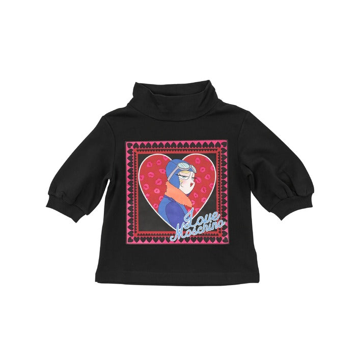 Love Moschino - Love Moschino Damen Sweatshirt W 6 375 01 M 4068 C74 BLACK