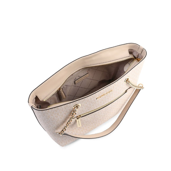 Michael Kors - Michael Kors Mittelgroße Einkaufstasche mit Reißverschluss vorne und Kette 35R3GTTT2V BUFF