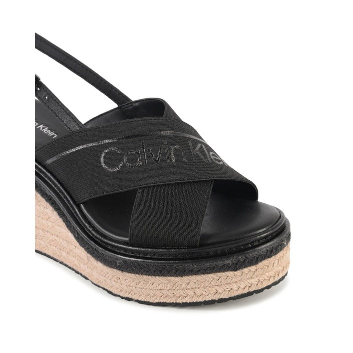 Calvin Klein - Calvin Klein Damen Sandale Schwarz HW0HW01965BEH
