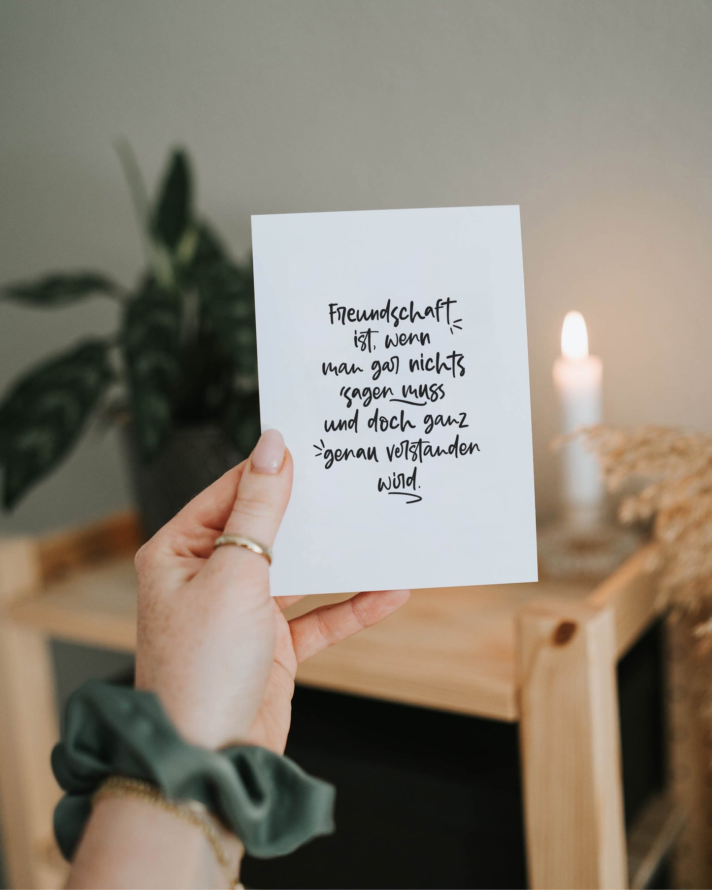 Freundschaft · Postkarte