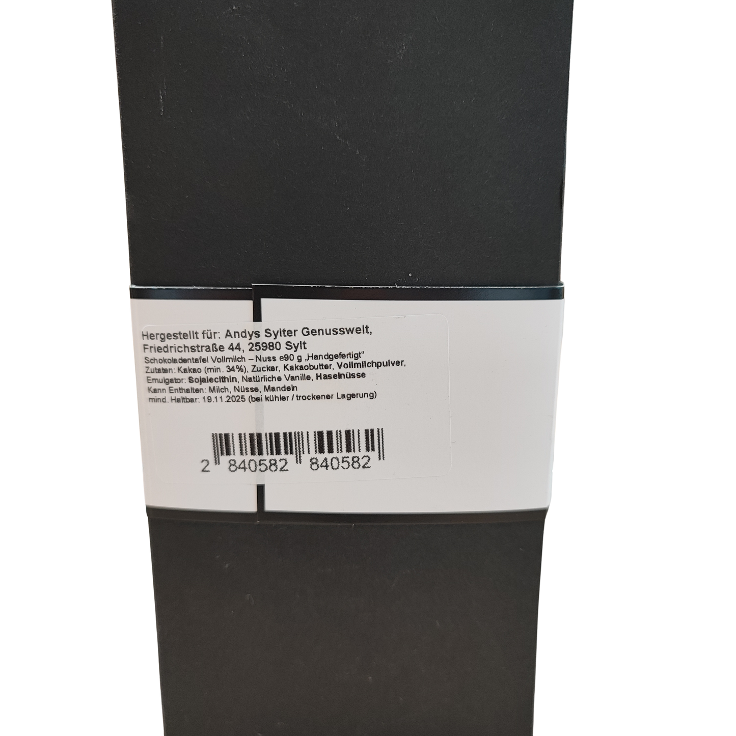 Sylt Schokolade - Haselnuss