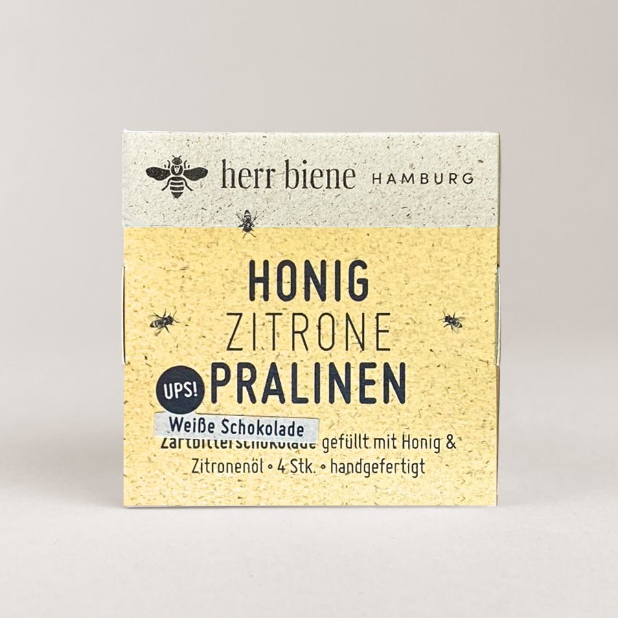 Honigpralinen Zitrone 4 Stück