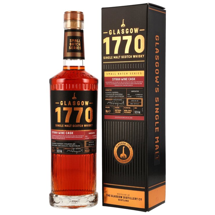 Glasgow 1770 5 2020/2025 - Syrah Wine Cask Finish