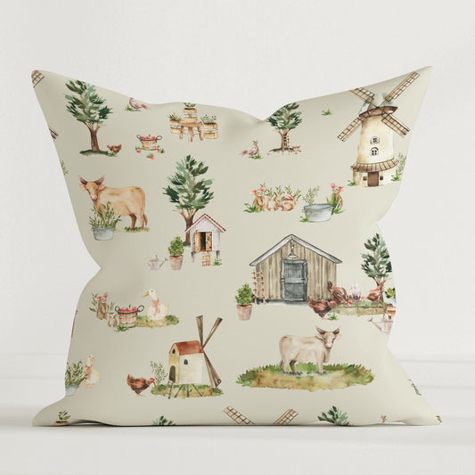 “Auf dem Bauernhof” Premium Kinder Dekokissen