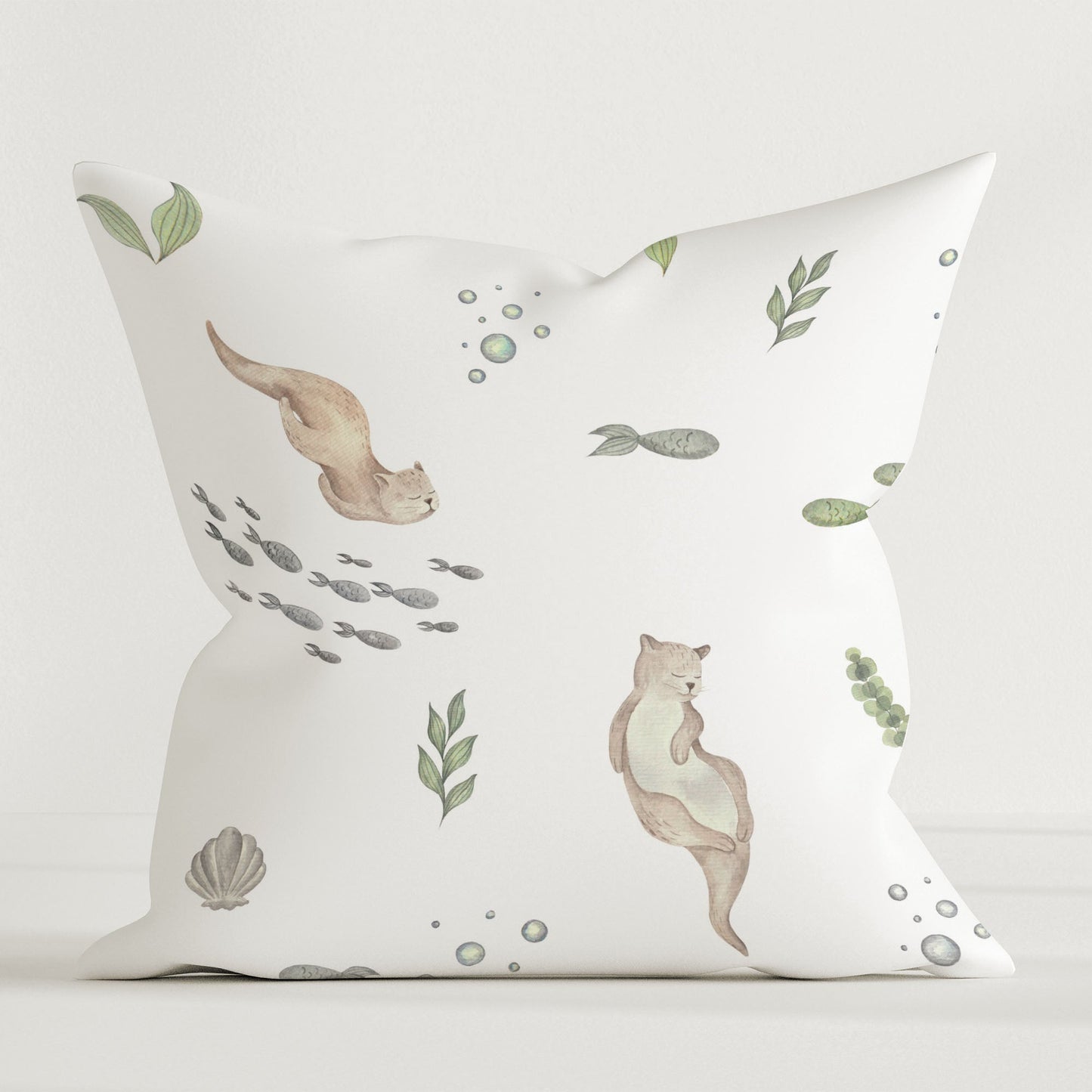 “Otter” Premium Kinder Dekokissen